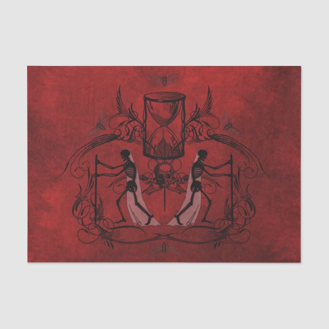 Falln Memento Mori Seidenpapier (Vorderseite)