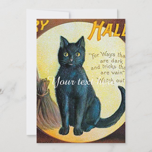 Falln Merry Halloween Cat (Vorderseite)