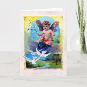 Falln Oaster Fairy Feiertagskarte