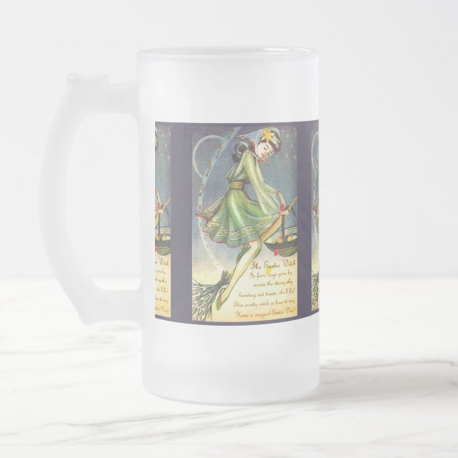 Falln Oaster Hexe Mattglas Bierglas (Links)