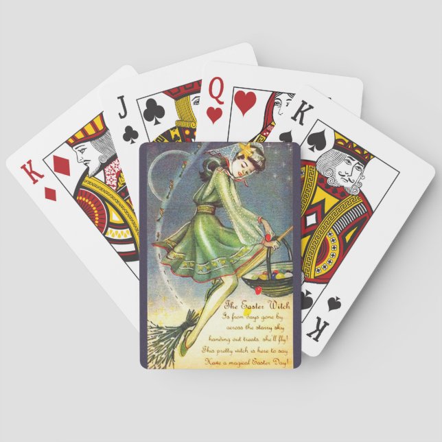 Falln Oaster Hexe Spielkarten (Rückseite)