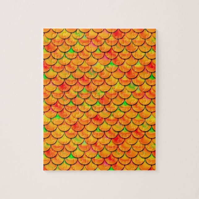 Falln Orange und grüne Skala (Vertikal)