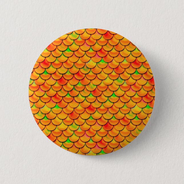 Falln Orange und grüne Skala Button (Vorderseite)