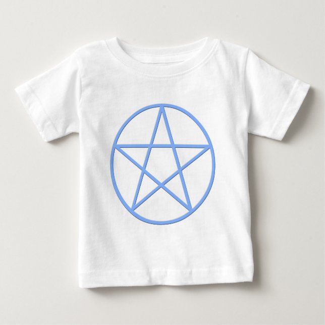Falln Pagan Pentacle Baby T-shirt (Vorderseite)