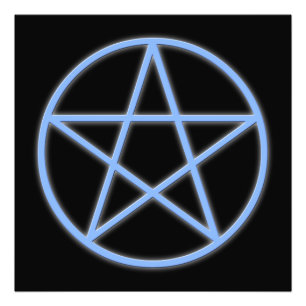 Falln Pagan Pentacle Fotodruck