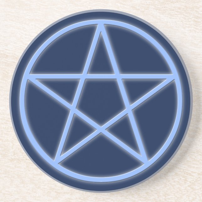 Falln Pagan Pentacle Getränkeuntersetzer (Vorne)