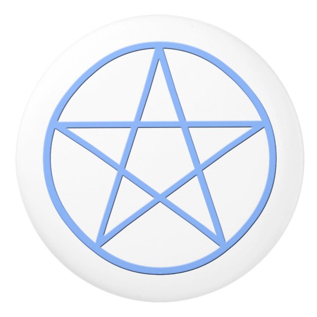 Falln Pagan Pentacle Keramikknauf (Vorderseite)