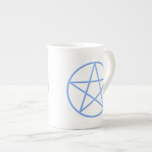 Falln Pagan Pentacle Prozellantasse