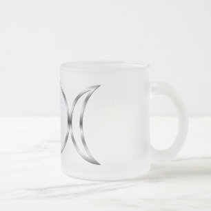 Falln Pagan Triple Godß Symbol Mattglastasse