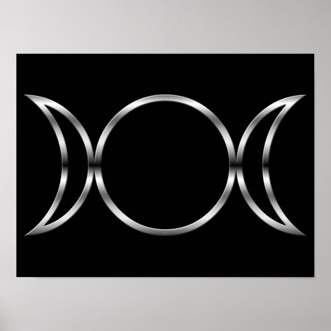 Falln Pagan Triple Godß Symbol Poster (Vorne)