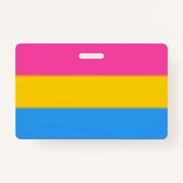 Falln Pansexual Stolz-Flagge Ausweis (Vorderseite)