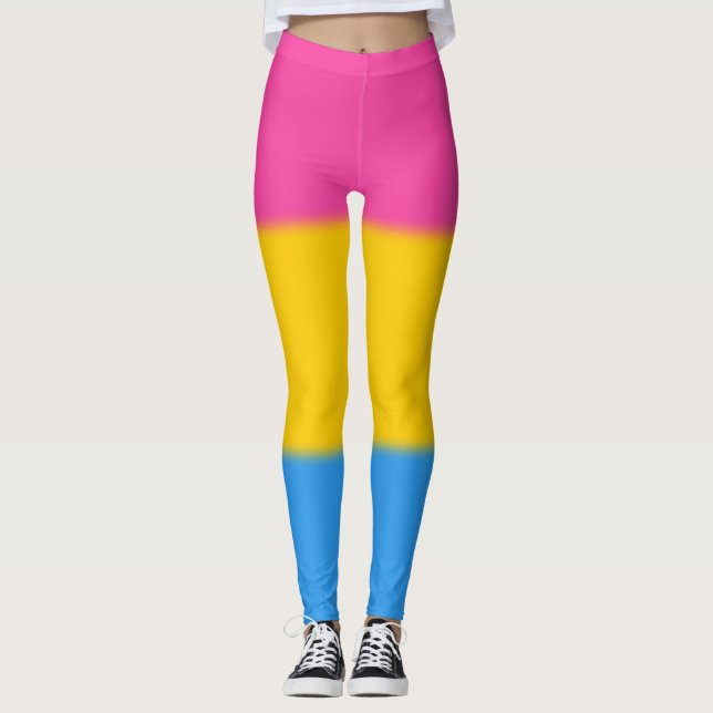 Falln Pansexual Stolz Leggings (Vorderseite)