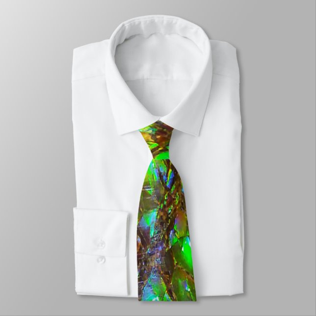 Falln Peacock Ammolite Krawatte (Gebunden)