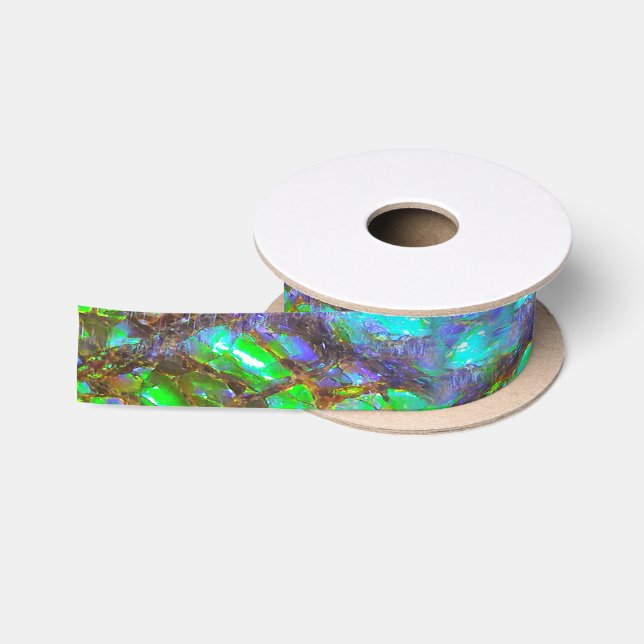 Falln Peacock Ammolite Satinband (Spule)