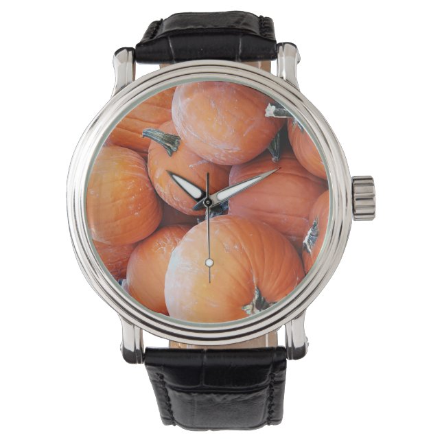 Falln Pumpkin Pile Armbanduhr (Vorderseite)