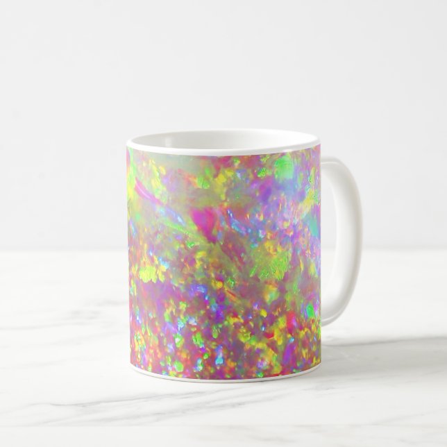 Falln Rainbow Brasilianischer Opal Kaffeetasse (VorderseiteRechts)