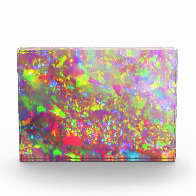 Falln Rainbow Brazilian Opal Fotoblock (Vorderseite)