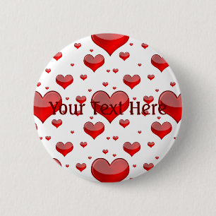 Falln rote Herzen (Sie wählen Hintergrundfarbe aus Button
