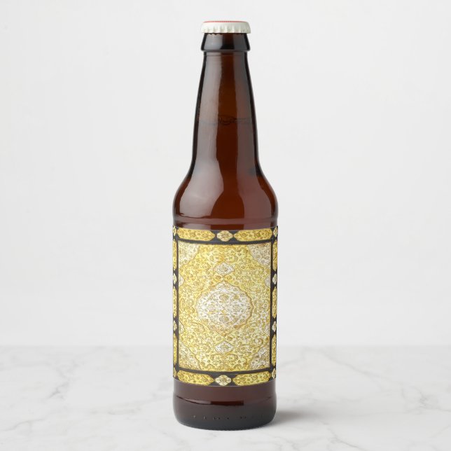 Falln Sacred Gold Bierflaschenetikett (Vorderseite)