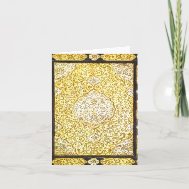 Falln Sacred Gold Feiertagskarte (Vorderseite)
