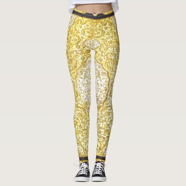 Falln Sacred Gold Leggings (Vorderseite)