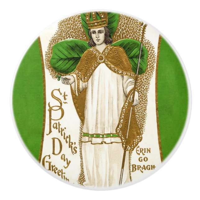 Falln Saint Patrick Keramikknauf (Vorderseite)