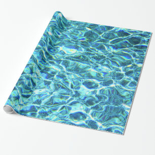Falln schimmerndes Wasser Geschenkpapier