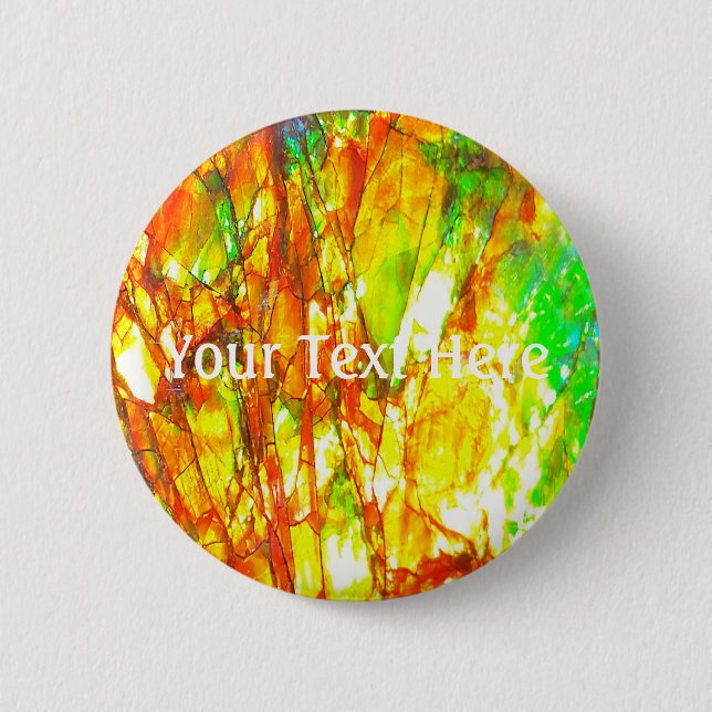 Falln Sunset Ammolite Button (Vorderseite)
