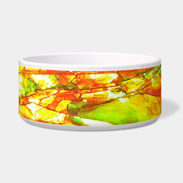Falln Sunset Ammolite Napf (Vorderseite)