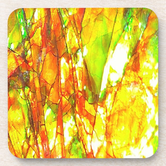 Falln Sunset Ammolite Untersetzer (Vorderseite)