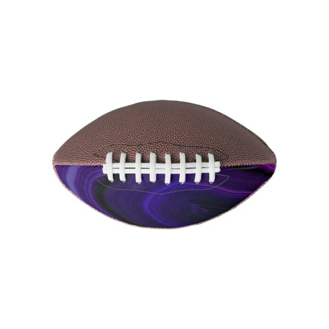 Falln Swirled Purple Geode Football (Vorderseite)