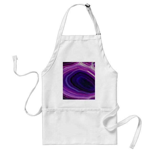 Falln Swirled Purple Geode Schürze (Vorne)