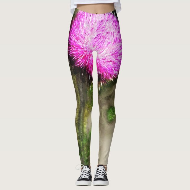 Falln-Thistle-Magie Leggings (Vorderseite)