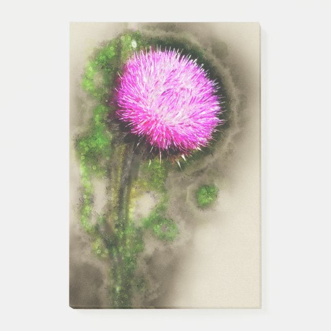 Falln-Thistle-Magie Post-it Klebezettel (Vorderseite)