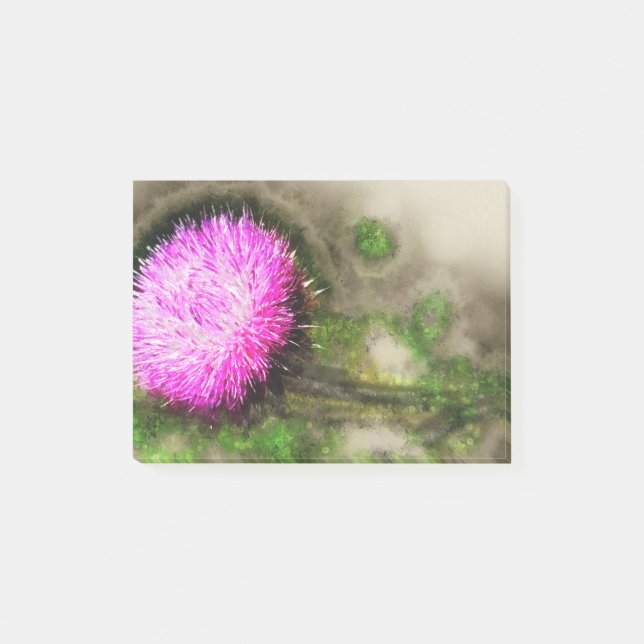 Falln-Thistle-Magie Post-it Klebezettel (Vorderseite)