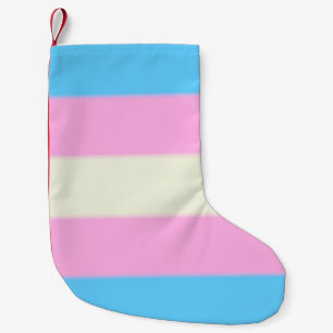 Falln Transgender-Stolz-Flagge Kleiner Weihnachtsstrumpf