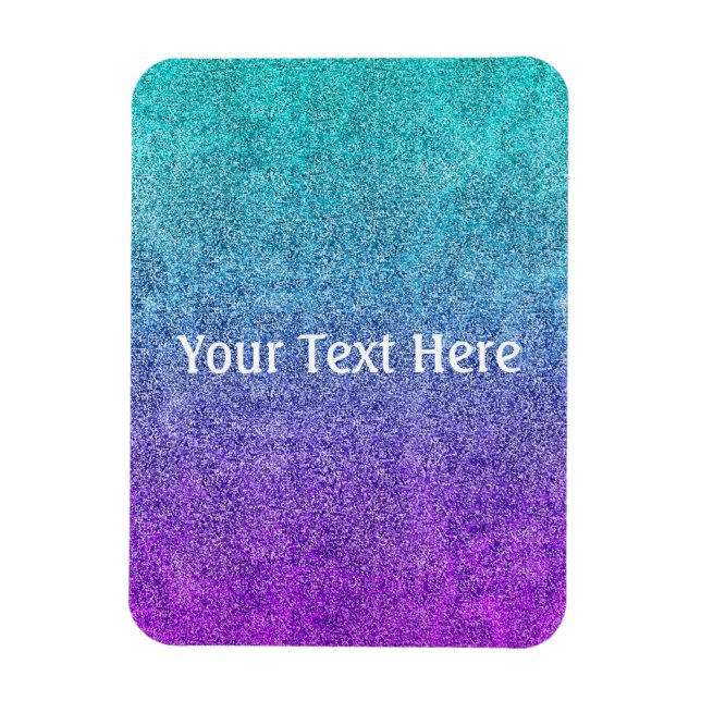Falln Tropical Dusk Glitter Gradient Magnet (Vertikal)