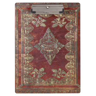 Falln trübte Messingbuch Klemmbrett