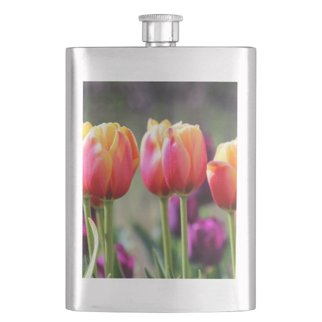 Falln Tulips Aflm Flachmann (Vorderseite)