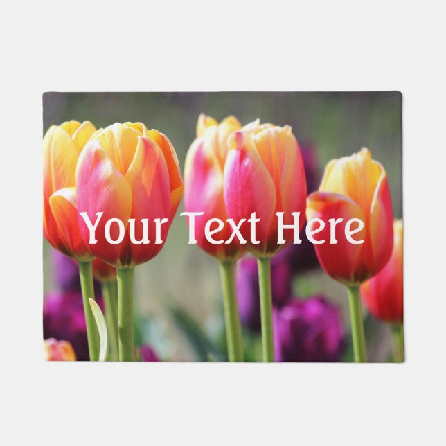 Falln Tulips Aflm Fußmatte (Vorderseite)