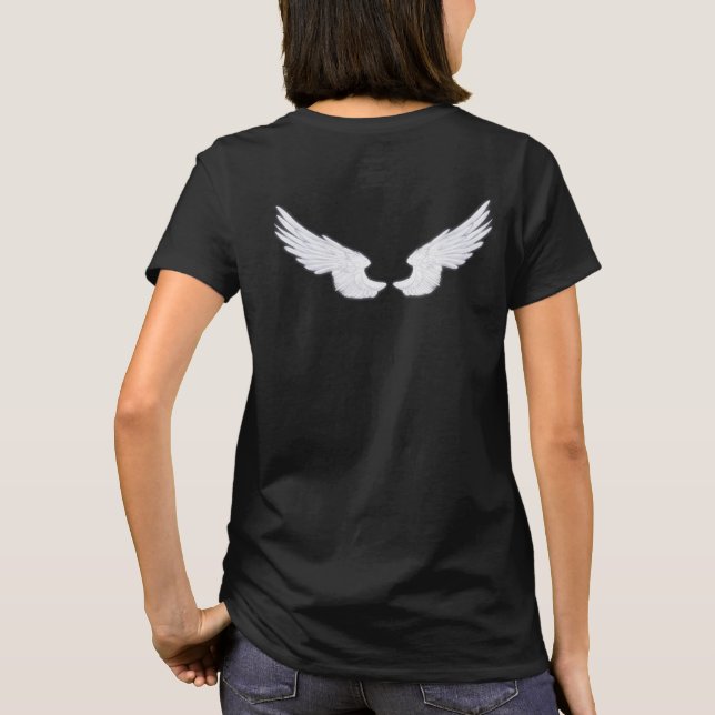 Falln White Angel Wings T-Shirt (Rückseite)
