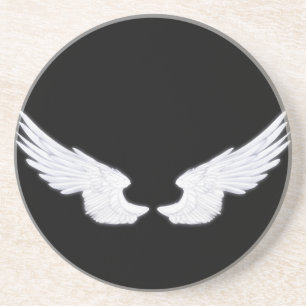 Falln White Angel Wings Untersetzer