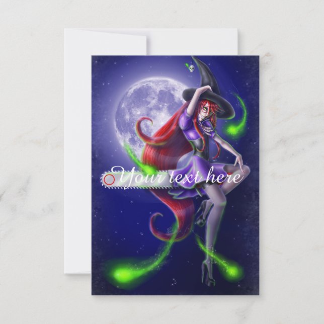 Falln Witchy PinUp (Vorderseite)