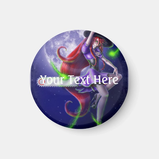 Falln Witchy PinUp Magnet (Vorne)