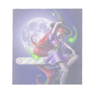 Falln Witchy PinUp Notizblock