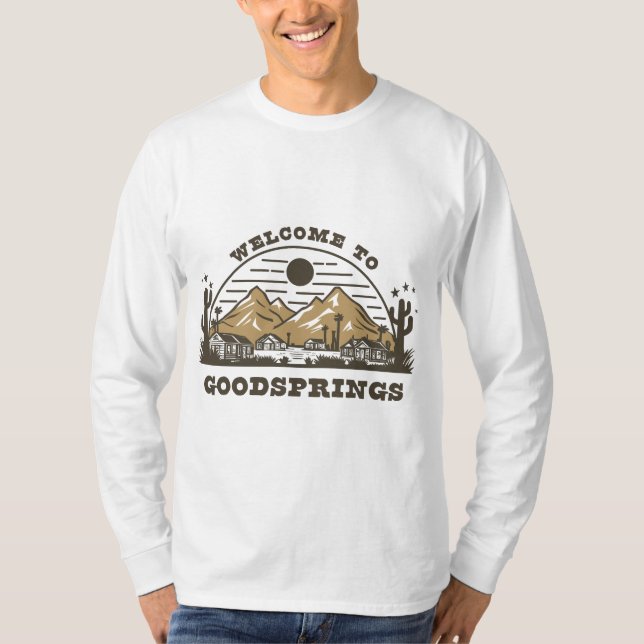 Fallout Welcome To Goodsprings New Vegas T-Shirt (Vorderseite)