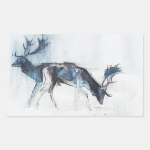 Fallow Bucks Richmond 2006 Rechteckiger Aufkleber
