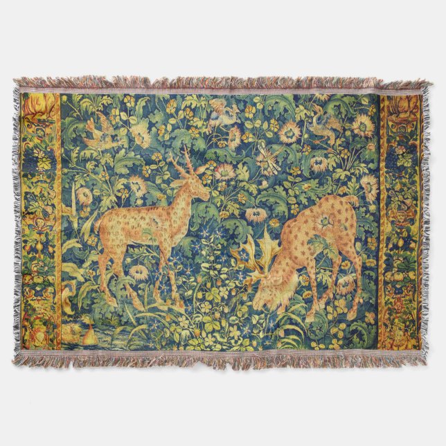FALLOW-DECKPAIR, GOTHISCHE FANTASIE-BLUME, grün Decke (Vorderseite)