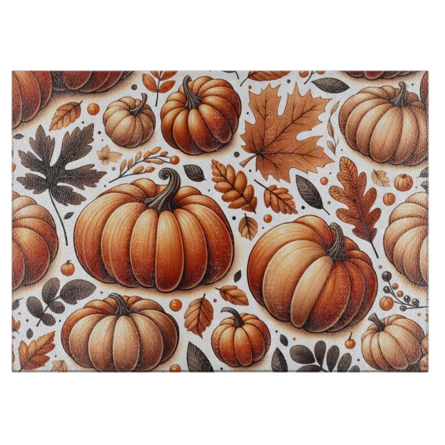 fallpumkins-Schneidpappe Schneidebrett (Vorderseite)
