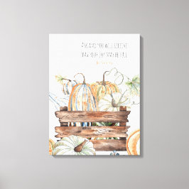 Fallpumpen mit Bibelverse Leinwanddruck